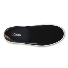 Olukai Black/Tan Lae'ahl Nul Men's Slip-On Sneaker Shoes 10580-4034