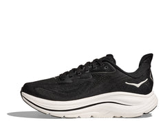 Hoka Black/White Clifton 10 Men's Wide Width Running Shoes 1162032-BWHT