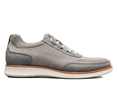 Florsheim Gray Launch Knit Elastic Men's Lace Moc Toe Slip On Shoes 14442-020