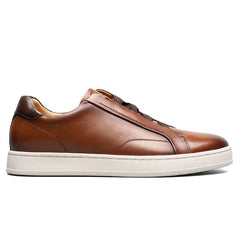 Florsheim Cognac Multi Monopoli Elastic Lace to Toe Men's Sneaker 14457-229