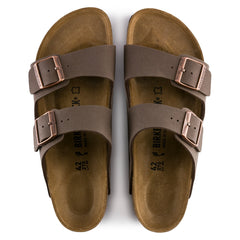 Birkenstock Mocha Birko-Flor Birkibuc Arizona Men's Sandals 115181-MEN