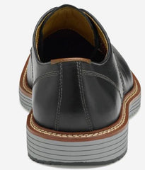 Johnston & Murphy Black Upton Plain Toe Men's Shoes 20-3521