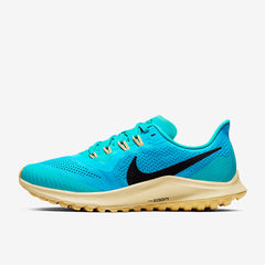 Nike Womens Air Zoom Pegasus 36 Trail  - Lt Current Blue/Oil Grey