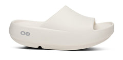 OOFOS Unisex OOahh PLUS Slide Sandal - Chalk