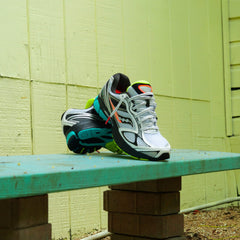 Mens Saucony ProGrid Guide 7 (White/Teal)
