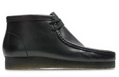 Clarks Black Leather Wallabee Men's  Comfort Boots 26155512