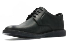 Clarks Black Atticus LT Lace Black Leather Mens Dress Casual Shoes 26163239