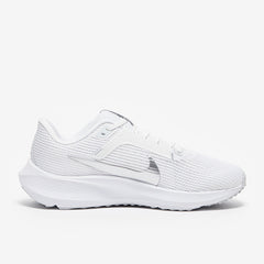 Nike Womens Pegasus 40 - White/Metallic Silver
