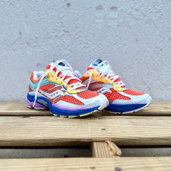Mens Saucony ProGrid Omni 9 (Orange/Multi)