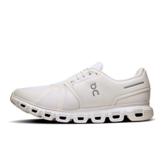 On White/White Cloud 6 Men's Athletic Shoes 3MF10071200