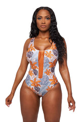 SECRET OF LOVE SWIMSUIT-FLORAL PRINT