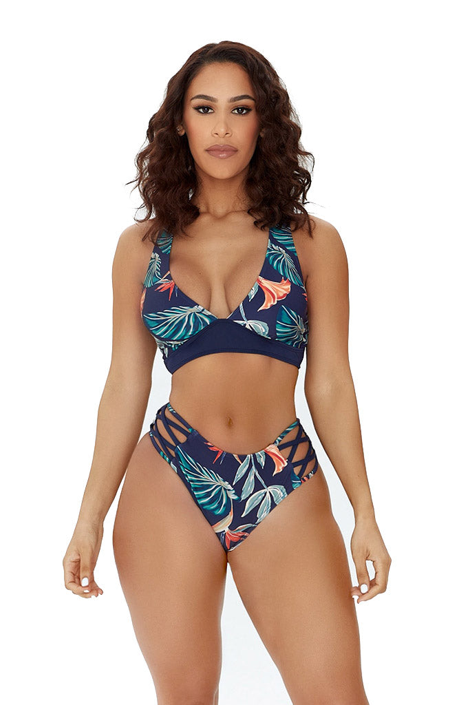 TROPICANA BIKINI-FLORAL PRINT
