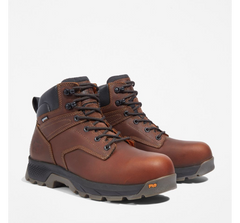 Timberland Teak Trailblazer Full Grain Leather Titan EV 6 inch Composite Toe Men's Waterproof Work Boots A42FY