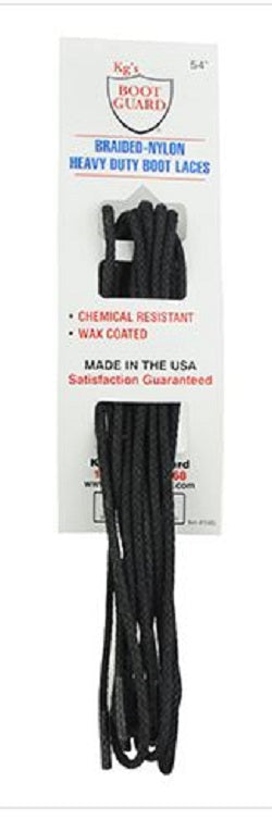 KG's Boot Guard Brown Premium Braided-Nylon Unisex Heavy Duty Boot Laces 163BR
