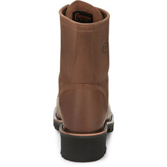 Chippewa Bourbon Brown 8 inch Men's Steel Toe Workboots MC2089