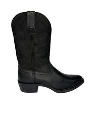 Lebo's 1923 Men's Black Leather Round Toe Western Boots L1100
