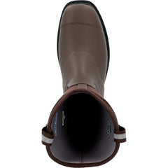 Muck Brown Chore Mid Western Men's 12 inch Square Toe Waterproof Work Boots MCHWM90