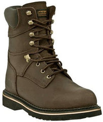 Dan Post Dark Brown Lace-Up 8inch Soft Toe  Mens Work Boots MR88144