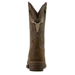 Ariat Wild Taupe/Espresso Hybrid Roughstock Antler Men's Cowboy Boots 10061156