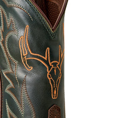 Ariat Brown Oiled Rowdy/Tack Green Men's Sport Outdoor Cowboy Boots 10061187